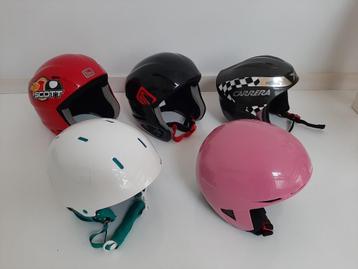 Kinder ski helmen, diverse maten, zeer goede staat, 5 €/st, Enlèvement, Utilisé, Ski, Vêtements