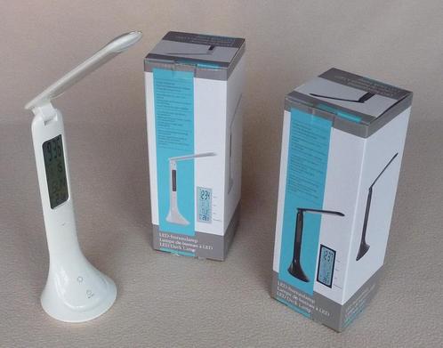 LED bureaulamp 4W 360 Lumen, wit, dimbaar, met LCD, Huis en Inrichting, Lampen | Tafellampen, Nieuw, Minder dan 50 cm, Kunststof