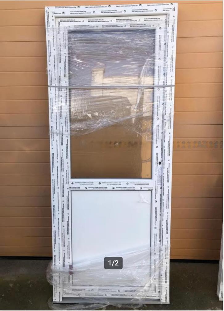 deur pvc deur ,, blokdeur, Bricolage & Construction, Fenêtres & Moustiquaires, Enlèvement