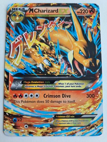 Pokémon M Charizard EX nr 13/106 beschikbaar voor biedingen