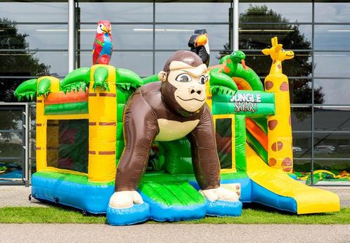 Springkasteel Multiplay Safari Te Huur, Hobby en Vrije tijd, Feestartikelen | Verhuur, Nieuw, Ophalen