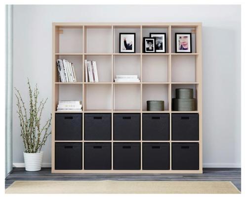 Kallax ikea kast, Huis en Inrichting, Kasten | Boekenkasten, Nieuw, 150 tot 200 cm, 150 tot 200 cm, 25 tot 50 cm, Met plank(en)