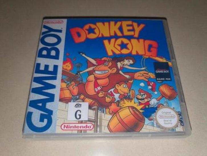 Donkey Kong Game Boy GB Game Case, Games en Spelcomputers, Games | Nintendo Game Boy, Zo goed als nieuw, Verzenden