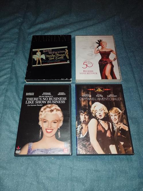 Te koop op dvd: evoluerende lijst van Marilyn Monroe-films, Cd's en Dvd's, Dvd's | Komedie, Zo goed als nieuw, Romantische komedie
