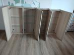 4 badkamerkasten + 2 spiegelkasten godmorgen, ikea, Armoire à miroir, Moins de 25 cm, Moins de 100 cm, Enlèvement