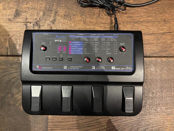 Ibanez PT3DX multi effect pedal - 90's vintage !, Muziek en Instrumenten, Effecten, Chorus, Reverb, Equalizer, Compressor, Multi-effect