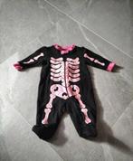 Carnavalspakje baby skelet roze 0-3mnd, Ophalen of Verzenden, Zo goed als nieuw, 104 of kleiner, Meisje