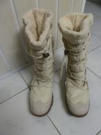 Nieuw lichtbeige snowboots voor dames P. 40, Autre, Beige, Lage of Enkellaarzen, Nieuw