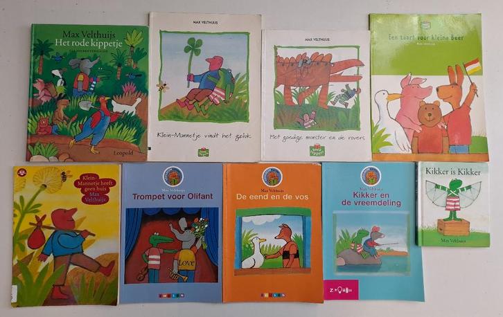 Boeken Max Velthuijs, Boeken, Kinderboeken | Kleuters, Gelezen, Ophalen of Verzenden