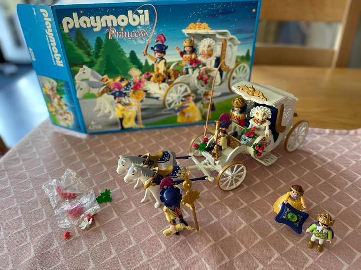 playmobil princess koets met bruidspaar, Kinderen en Baby's, Speelgoed | Playmobil, Zo goed als nieuw, Ophalen of Verzenden