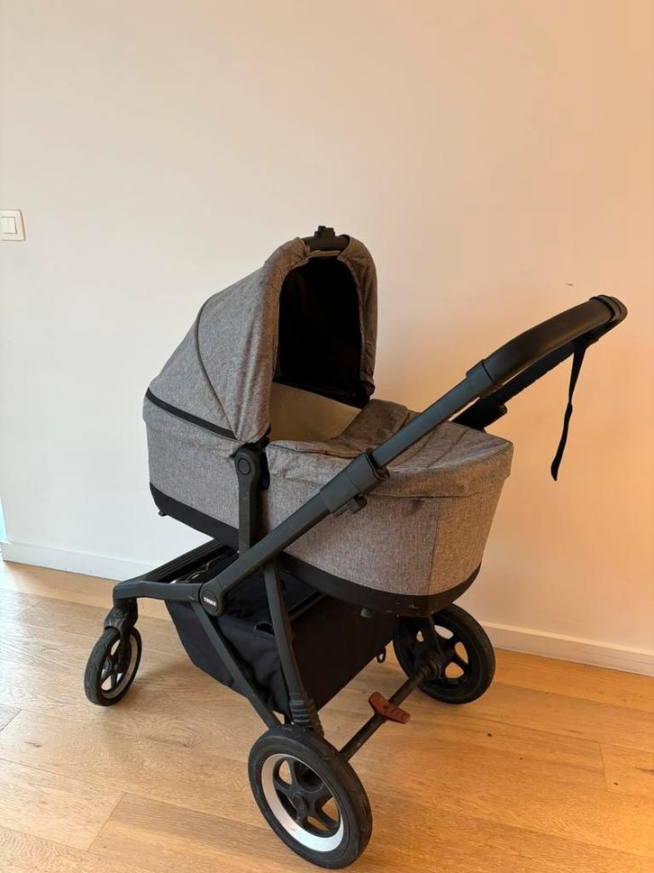 Pack tout compris Thule Sleek, Enfants & Bébés, Poussettes & Combinaisons, Utilisé, Poussette, Autres marques, Pneus, Enlèvement ou Envoi