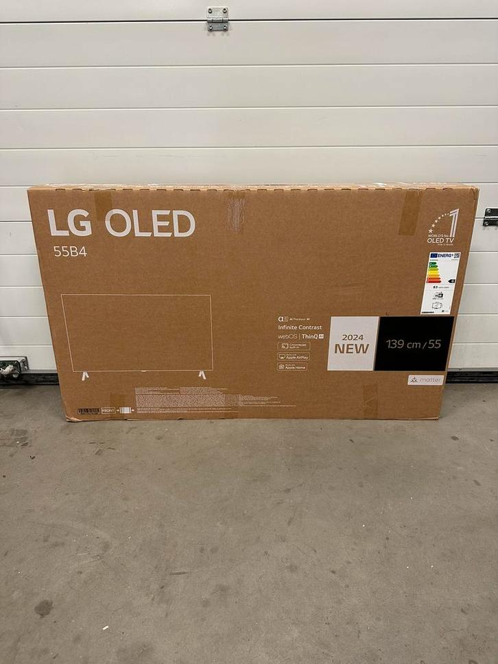 LG 55” OLED55B42LA (2024) 4K Smart TV, Audio, Tv en Foto, Televisies, Nieuw, OLED, 100 cm of meer, 4k (UHD), LG, 100 Hz, Smart TV