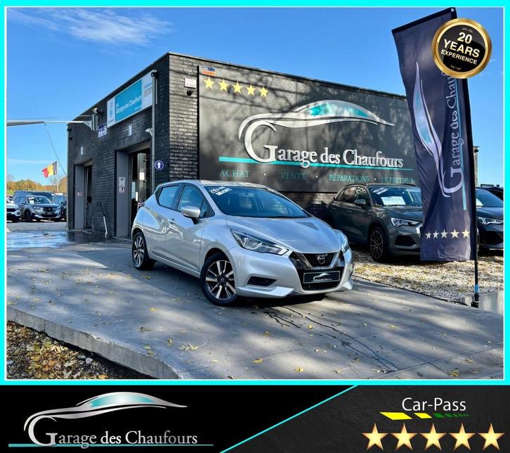 Nissan Micra 0.9 IG-T -! Eerste rekwisiet! - Navi - Cam- E6b, Auto's, Nissan, Bedrijf, Te koop, Micra, ABS, Achteruitrijcamera