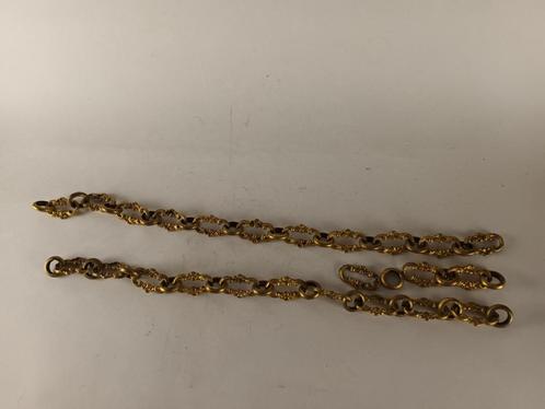Oude, barokke vergulde ketting luchter, Antiek en Kunst, Antiek | Verlichting, Ophalen of Verzenden