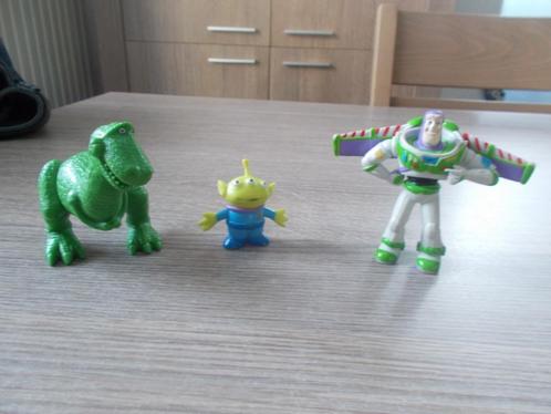 A - Lot de 3 figurines plastiques Toy Story., Verzamelen, Disney, Zo goed als nieuw, Beeldje of Figuurtje, Overige figuren, Ophalen of Verzenden
