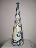 Vietri Italy - imposante vaas 45 . 5 cm, Antiek en Kunst, Antiek | Keramiek en Aardewerk, Ophalen of Verzenden