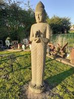 GRAND BOUDDHA DEBOUT EN PIERRE NATURELLE (2 mètres ), Enlèvement, Comme neuf, Pierre, Bouddha