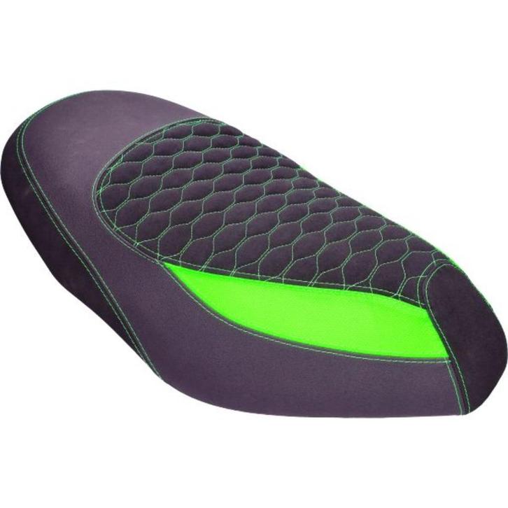 Piaggio Zip Costom Alcantara Zadel Regia GP1 Groen Fluor, Fietsen en Brommers, Brommers | Toebehoren, Zo goed als nieuw, Overige typen