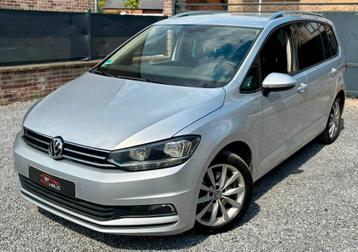 Touran 2.0 tdi - Automaat - Dsg 2017 - diesel, Auto's, 1998 cc, 4 cilinders, Zwart, Dealer onderhouden
