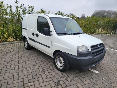 FIAT DOBLO 1.9SX 👉 143827 KM 👈 UTILITY ✅ 2 ZITPLAATSEN 👍, Auto's, Bestelwagens en Lichte vracht, Bedrijf, Te koop, ABS, Airbags