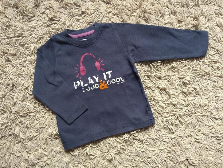 ★ M92 - longsleeve/trui Filou & Friends, Kinderen en Baby's, Kinderkleding | Maat 92, Gebruikt, Jongen, Trui of Vest, Ophalen of Verzenden