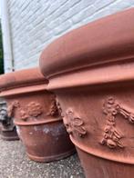 Set van 2 Toscaanse Terracotta Tuinpotten – Vorstbestendig –, Ophalen