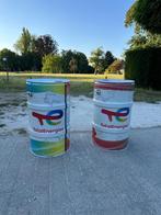 Te koop: 2 unieke TotalEnergies vaten (50L) Leeg, Verzamelen, Overige Verzamelen, Ophalen, Zo goed als nieuw
