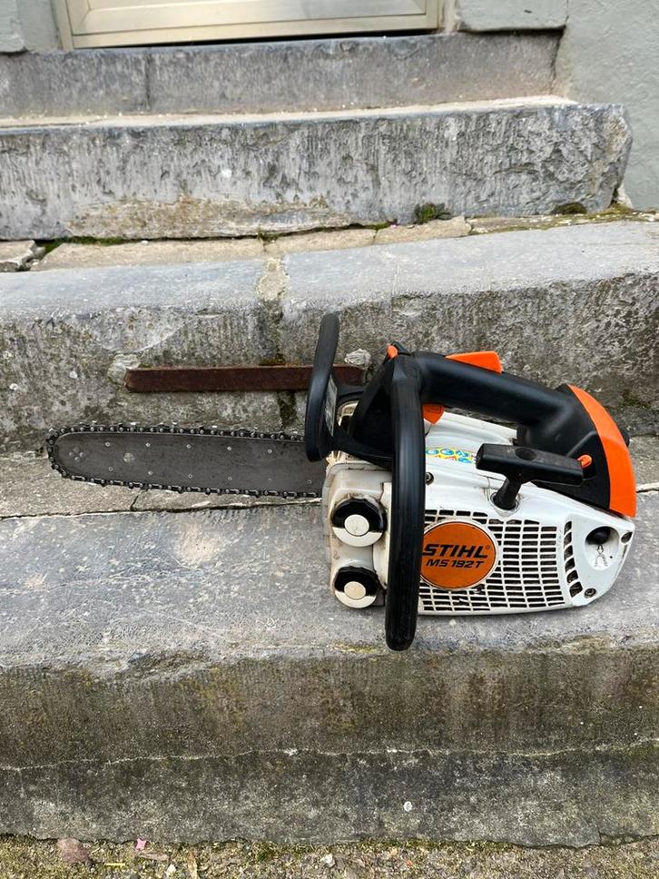 Stihl ms 192t, Jardin & Terrasse, Outils à main, Comme neuf, Enlèvement