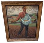 Frans Nackaerts (1884-1948) De Zaaier., Antiek en Kunst, Kunst | Schilderijen | Klassiek, Ophalen