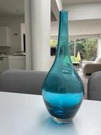 Glazen blauwe vaas - slechts kort beschikbaar, Ophalen, Blauw, Minder dan 50 cm, Glas