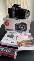 Canon EOS 80D met Canon EF-S 18-135mm  lens, TV, Hi-fi & Vidéo, Appareils photo numériques, Reflex miroir, Canon, Enlèvement, Neuf