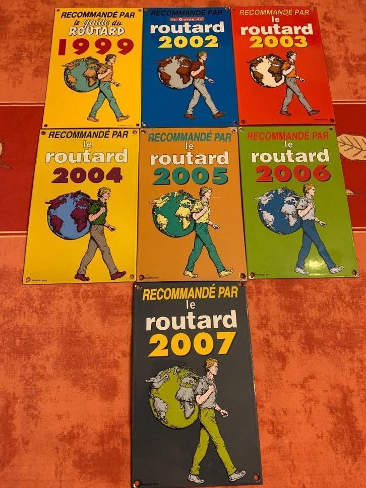 ROUTARD geëmailleerde plaat, Verzamelen, Merken en Reclamevoorwerpen, Zo goed als nieuw, Reclamebord, Ophalen of Verzenden