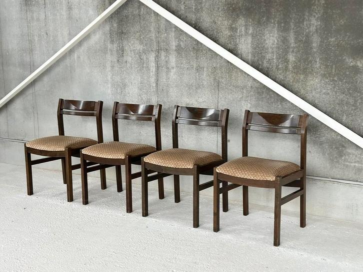 Eetkametstoelen | Mid century | 4, Huis en Inrichting, Stoelen, Ophalen