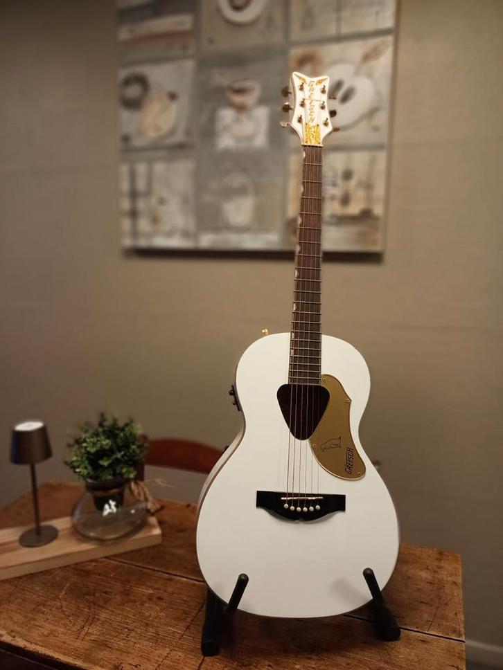 Guitare électro acoustique GRETSCH G5021 rancher Blanche, Musique & Instruments, Instruments à corde | Guitares | Acoustiques