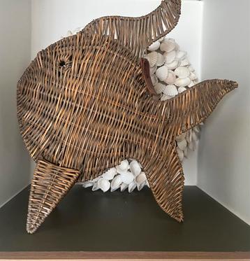 Vis rustic rattan L Rivièra Maison  beschikbaar voor biedingen