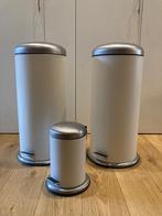 Lot de 3 poubelles IKEA MOSJA, Huis en Inrichting, Woonaccessoires | Prullenbakken, Ophalen, Gebruikt, Met pedaal, 20 tot 30 liter