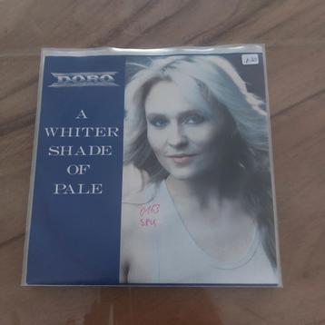 doro a whiter shade of pale, Enlèvement ou Envoi, Single, Utilisé, 7 pouces