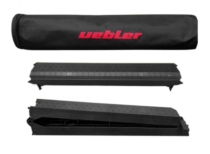 Oprijgoot Uebler 19950 + Tas voor oprijgoot -  I21, I31, F14, Auto diversen, Fietsendragers, Nieuw, Fietsendrager-accessoire, Brede banden