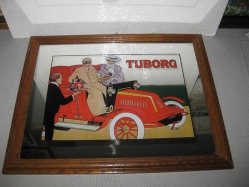 Miroir avec publicité de Tuborg Beer., Collections, Marques de bière, Comme neuf, Autres types, Autres marques, Enlèvement ou Envoi