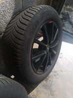 4Jantes allu sur pneus 4 saisons, Auto-onderdelen, Banden en Velgen, Ophalen, Banden en Velgen, 17 inch, All Season