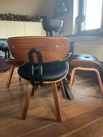 Set van 4 stoelen Vitra Eames stijl, Vier, Gebruikt, Zwart, Ophalen