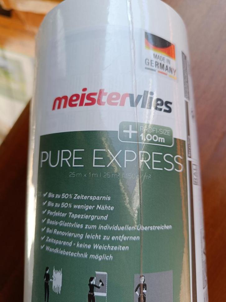 Renovlies Behang 25x1 m - 150 grams, Maison & Meubles, Ameublement | Papier peint, Blanc, 50 à 75 m², Enlèvement