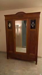 antieke kleerkast, Huis en Inrichting, Kasten | Kleerkasten, Gebruikt, 100 tot 150 cm, Eikenhout, 150 tot 200 cm