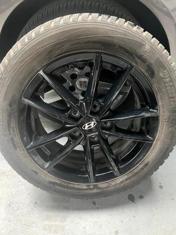 4 Jantes Alu Hyundai i30 Borbet 16 Pouces, Pneus hiver, 16 pouces, Véhicule de tourisme, 205 mm