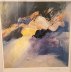 Aquarelle (estampe). Christine Comin. Signé, Enlèvement