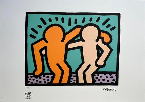 Prachtige Lithografie + certificaat • Keith Haring # /150, Antiek en Kunst, Kunst | Schilderijen | Modern, Ophalen of Verzenden
