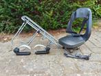 Thule Yepp junior fietszitje met adapter en voetsteuntjes, Fietsen en Brommers, Ophalen, Zo goed als nieuw, Voetsteuntjes