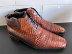 Floris van Bommel herenschoenen maat 9.5 / 43.5, Kleding | Heren, Schoenen, Bruin, Floris van Bommel, Ophalen of Verzenden, Zo goed als nieuw