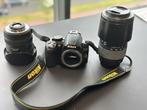 Nikon D3100 + 2 lenzen, Spiegelreflex, Zo goed als nieuw, Nikon, Ophalen