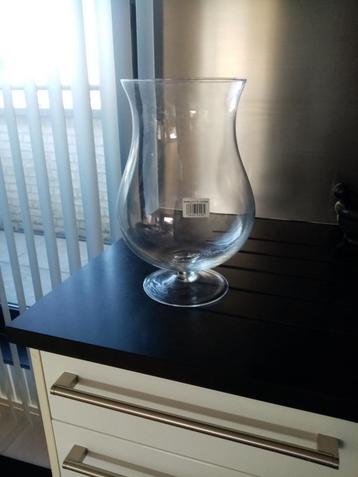 Grand vase en verre, pour compositions florales, amaryllis,, Enlèvement ou Envoi, Comme neuf